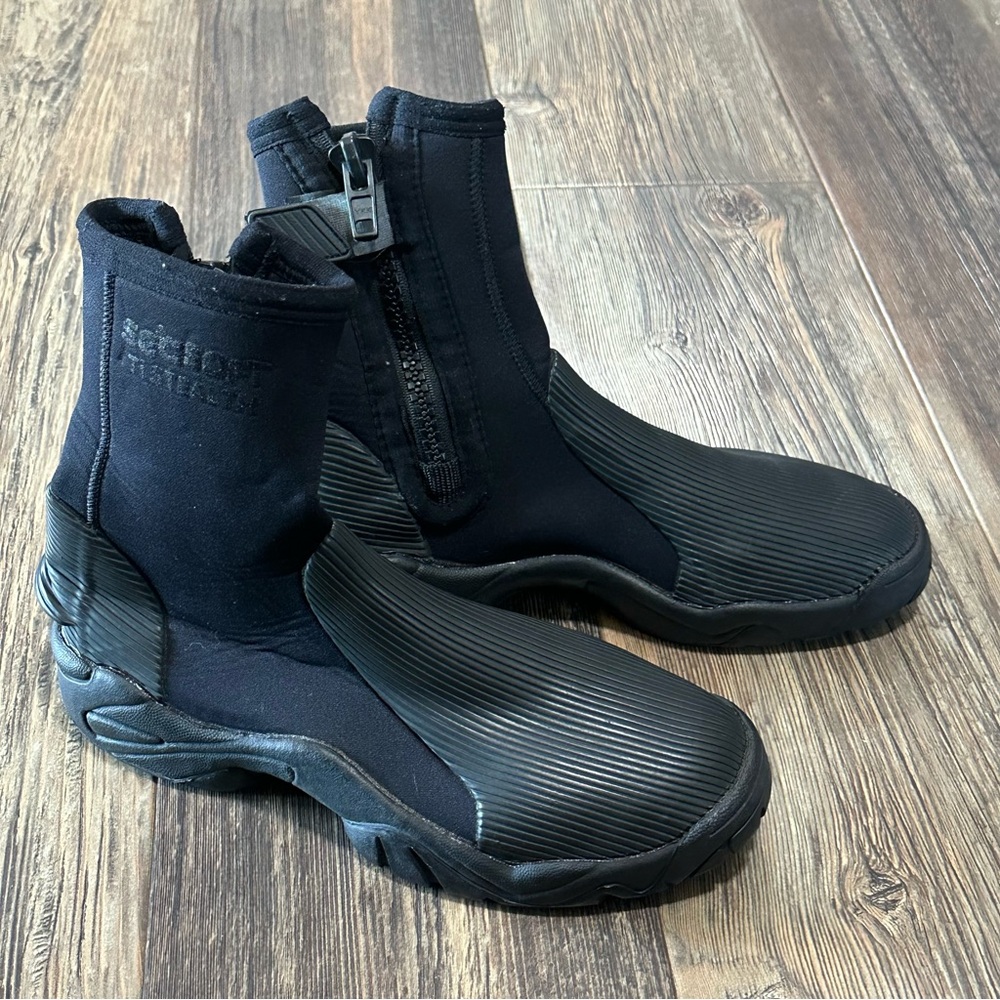 Seasoft TI STEALTH black dive boots size L